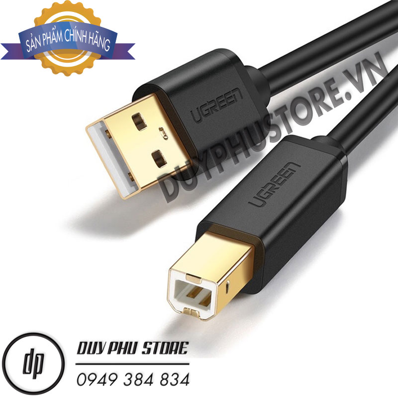  Cáp máy in USB 2.0 Ugreen 20847 cao cấp dài 2M 