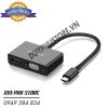 Cáp Chuyển USB Type C To HDMI và VGA Cao Cấp Ugreen 50509)
