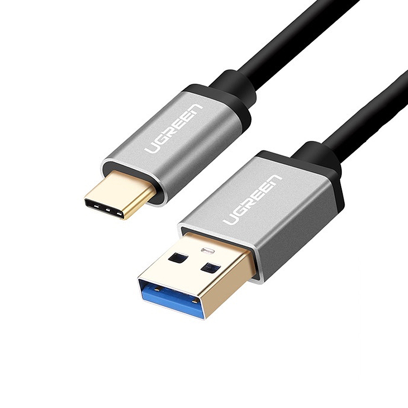 Cáp USB Type C to USB 3.0 Sạc Nhanh và Truyền Dữ Liệu Ugreen 30534 Dài 1,5M)